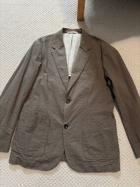 Taylor Stitch The Stevens Sportcoat Seersucker Size 40 Medium